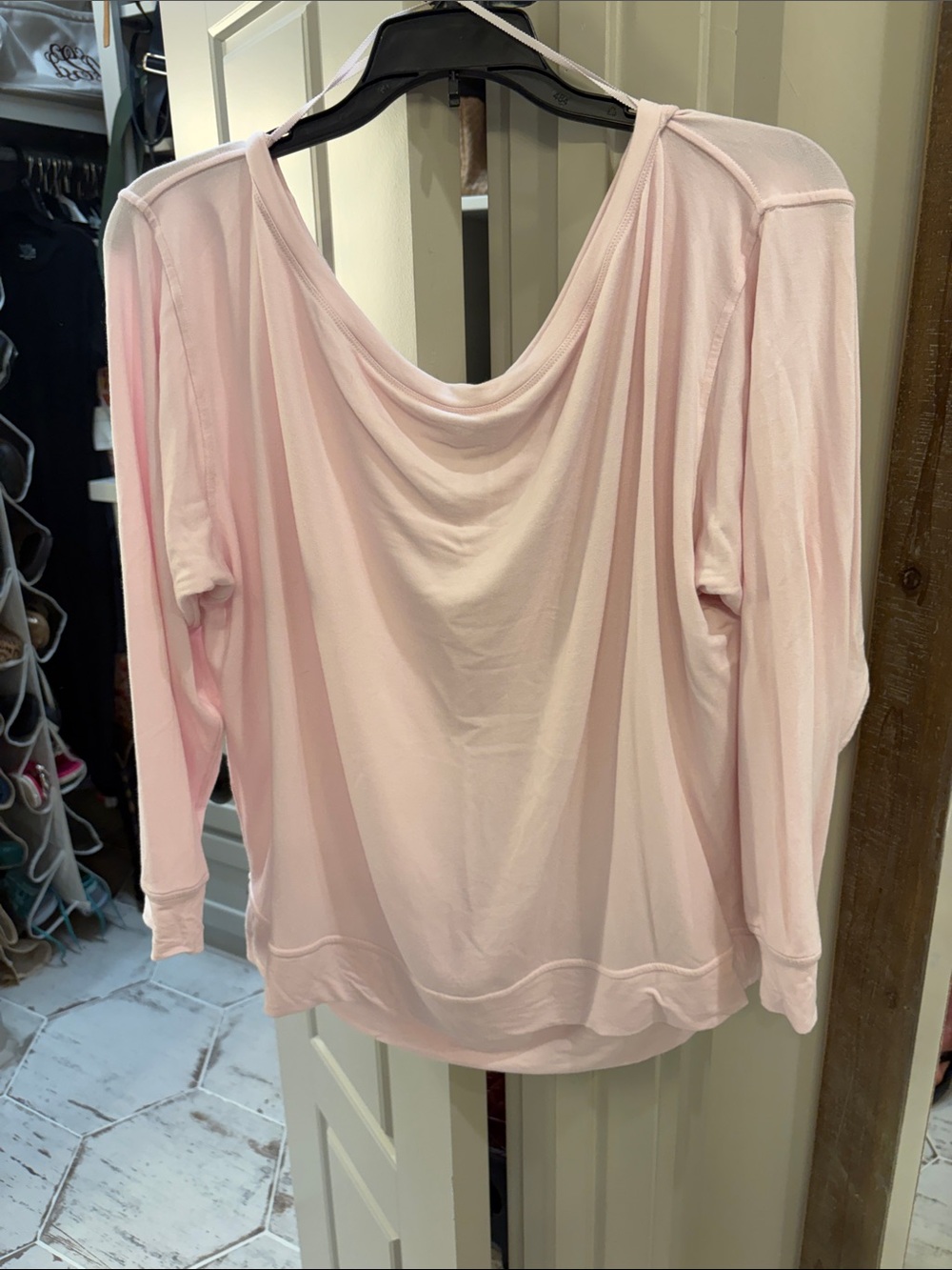 lululemon athletica Draped Long-Sleeve Top - Light Pink